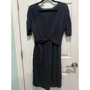 Athleta Black Womens Athleisure Dress Size L with Pockets